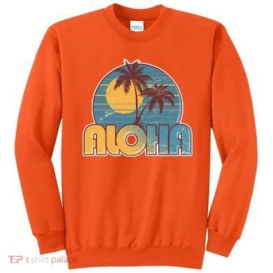 Vintage Retro Aloha  Sweatshirt