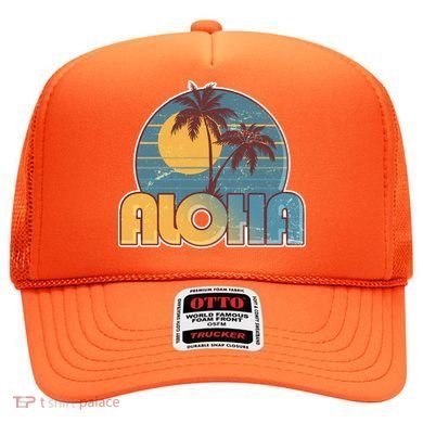 Vintage Retro Aloha  Hat