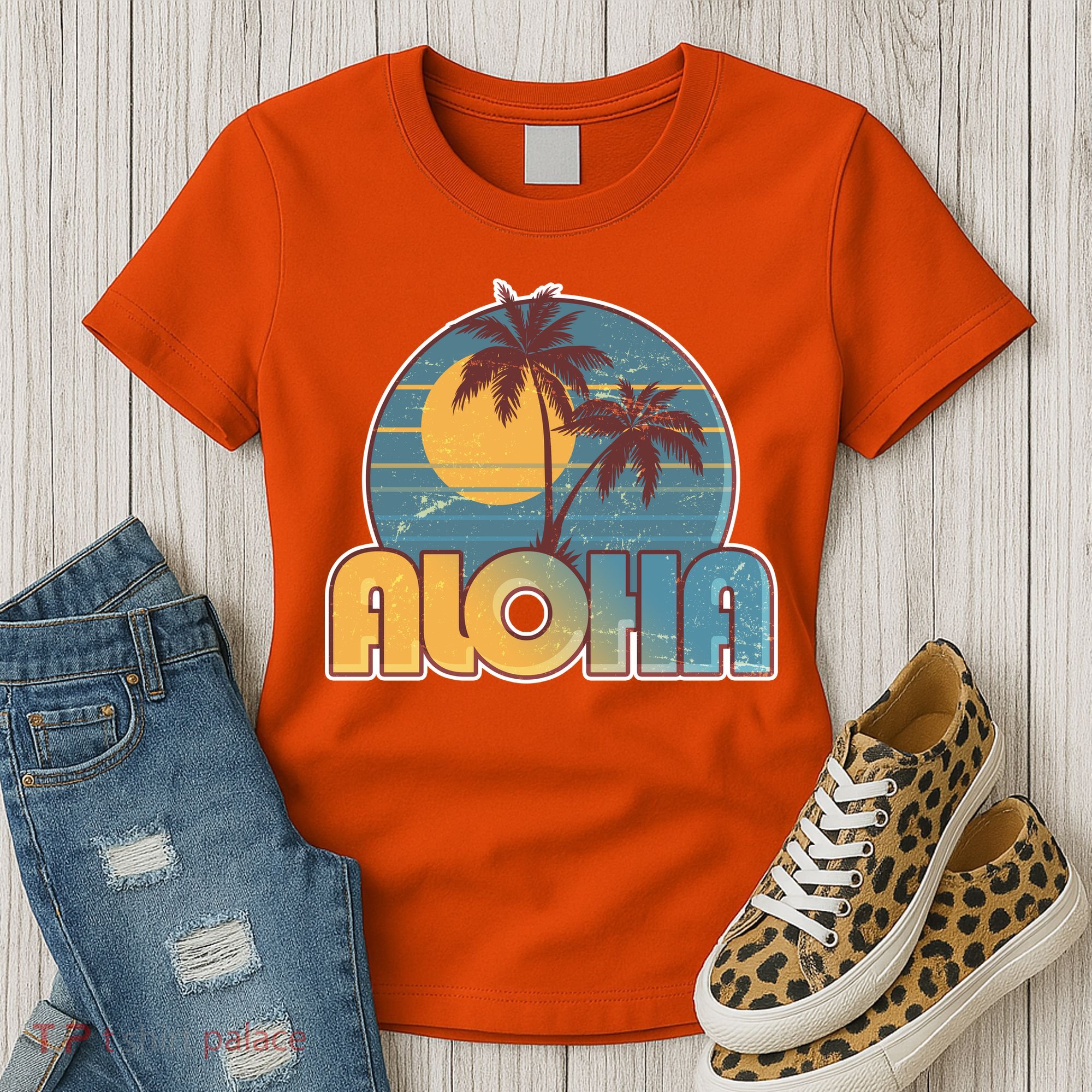 Vintage Retro Aloha  Women's T-Shirt