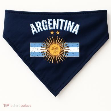 Vintage Retro Argentina Country Flag  USA-Made Doggie Bandana