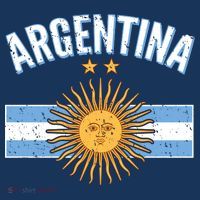 Vintage Retro Argentina Country Flag  T-Shirt thumb 7