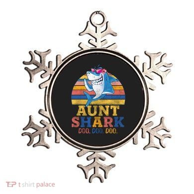 Vintage Retro Aunt Shark Doo Ornament
