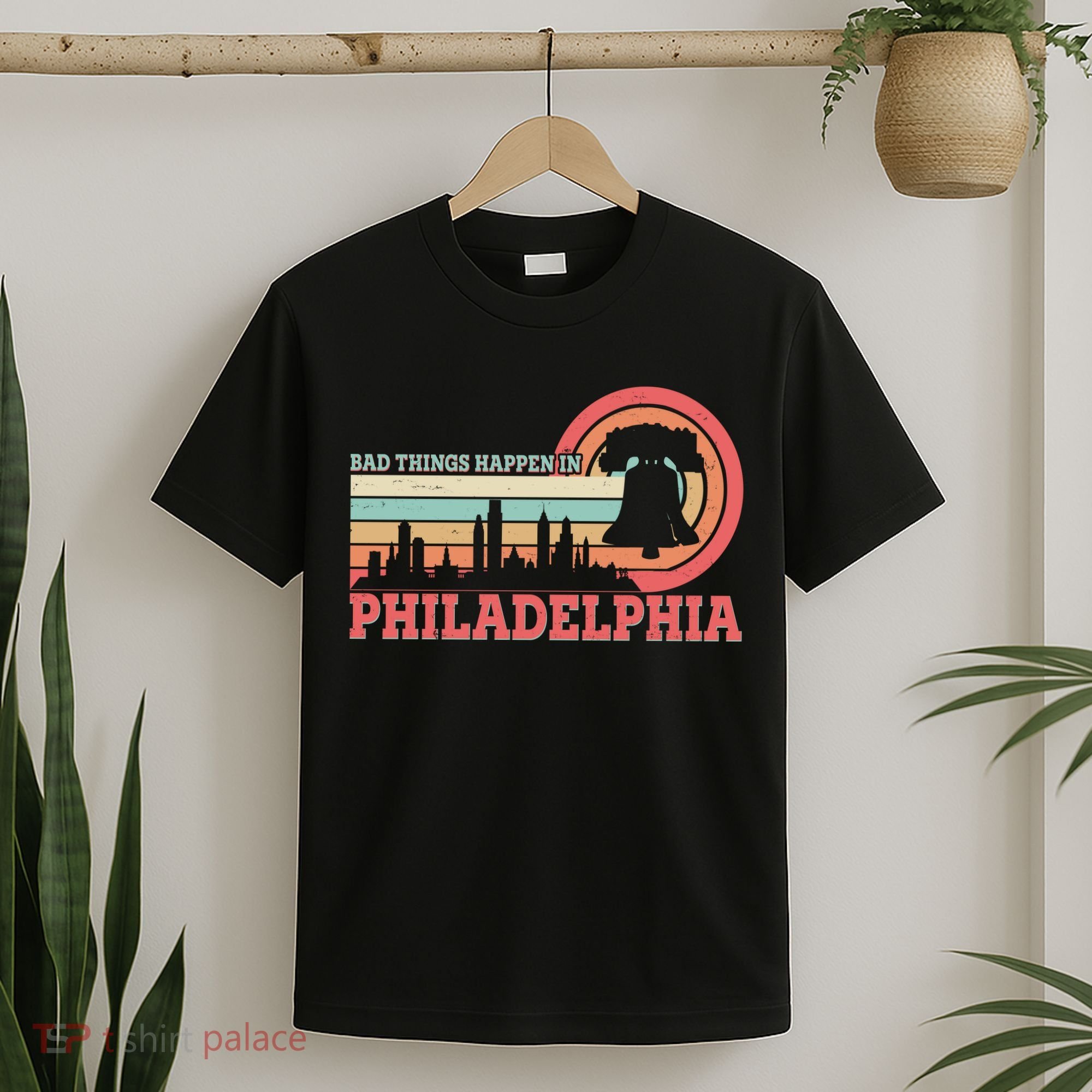 Vintage Retro Bad Things Happen In Philadelphia T-Shirt