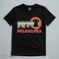 Vintage Retro Bad Things Happen In Philadelphia T-Shirt thumb 5