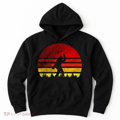 Vintage Retro Bigfoot Believe Hoodie