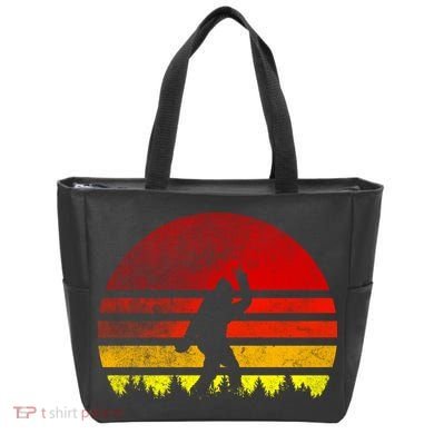 Vintage Retro Bigfoot Believe Tote Bag
