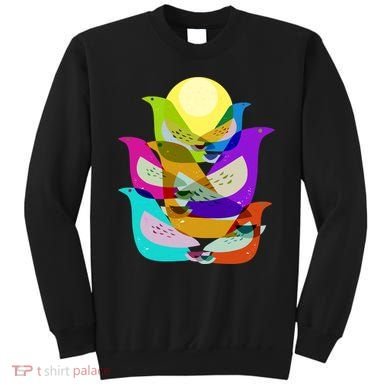 Vintage Retro Birds Sweatshirt