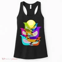 Vintage Retro Birds Women's Tank Top thumb 0