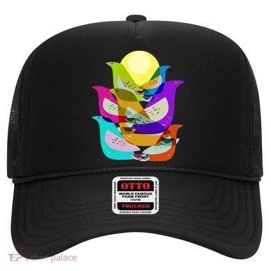 Vintage Retro Birds Hat