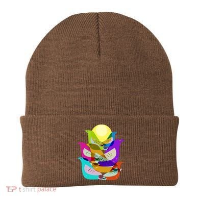 Vintage Retro Birds Beanie