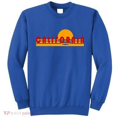 Vintage Retro California Simple Sinset Sweatshirt