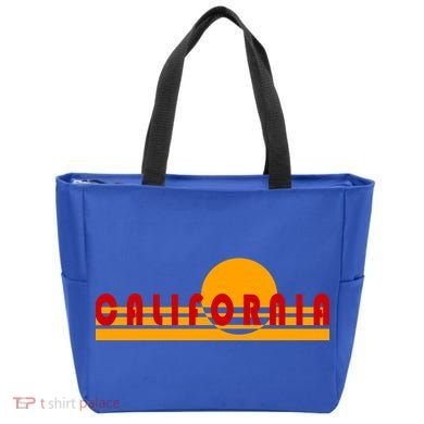 Vintage Retro California Simple Sinset Tote Bag