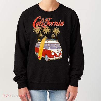 Vintage Retro California Surf Van Women's Sweatshirt