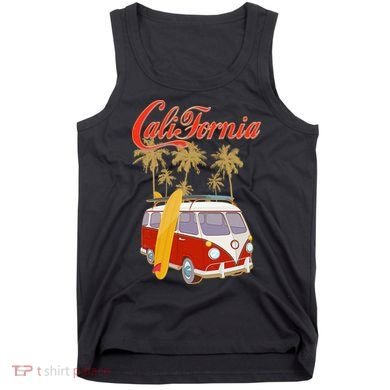 Vintage Retro California Surf Van Tank Top