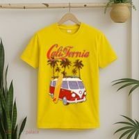 Vintage Retro California Surf Van T-Shirt thumb 2