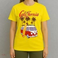 Vintage Retro California Surf Van T-Shirt thumb 4