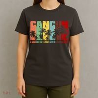 Vintage Retro Cancun Palm Tree Logo T-Shirt thumb 4