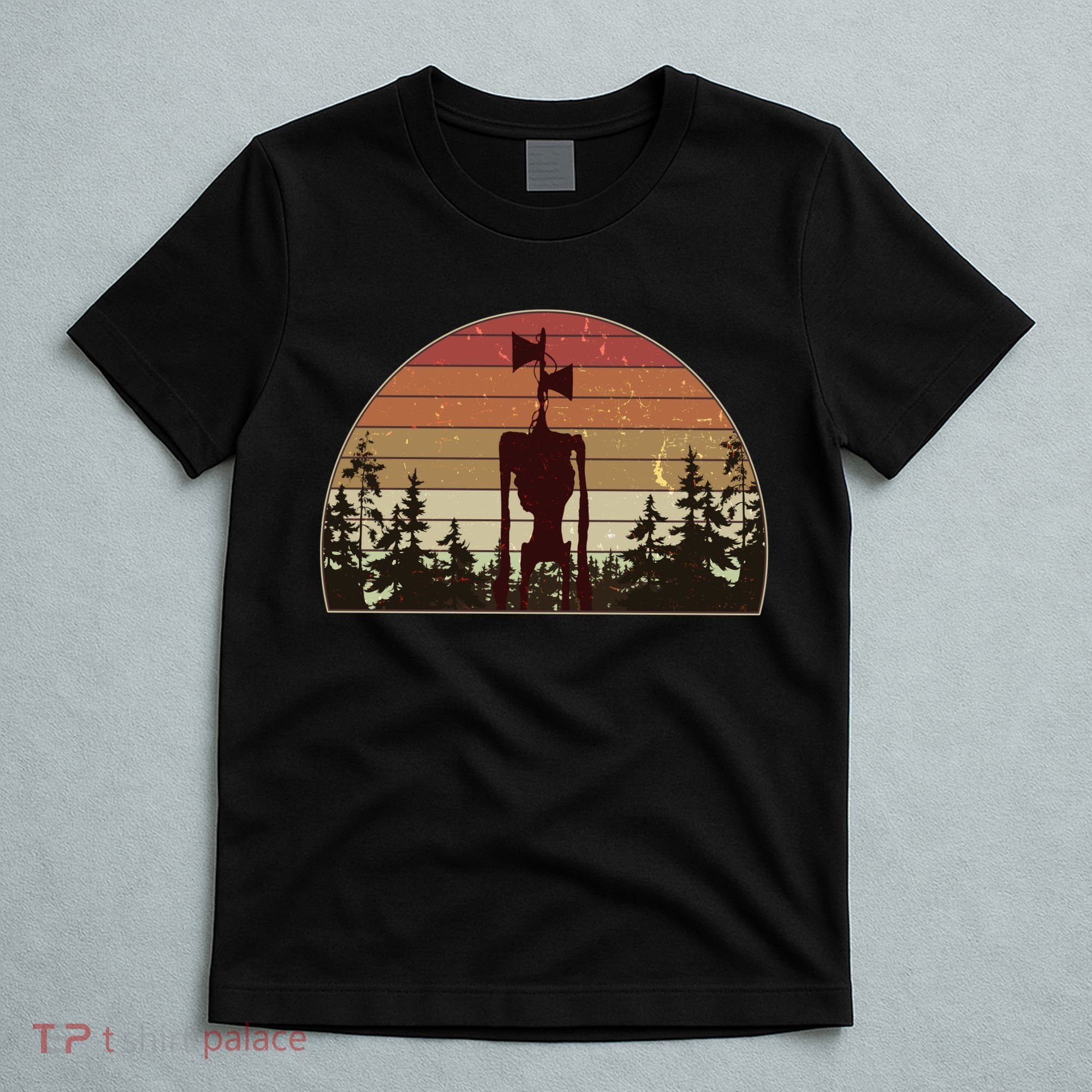 Vintage Retro Creepy Siren Head T-Shirt