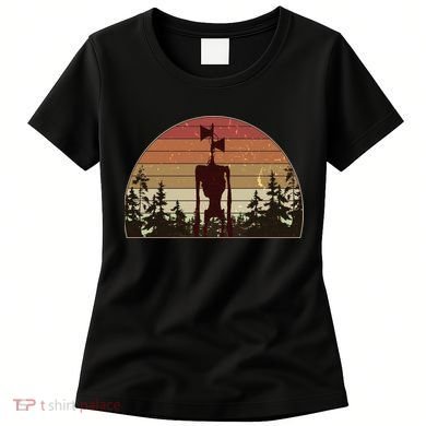 Vintage Retro Creepy Siren Head Women's T-Shirt