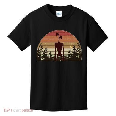 Vintage Retro Creepy Siren Head Kids T-Shirt