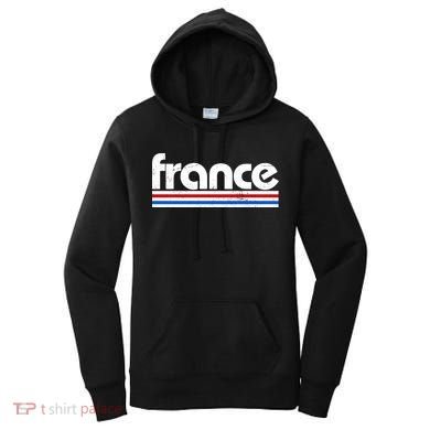Vintage Retro France Logo Women's Hoodie