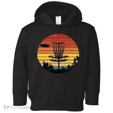 Vintage retro Frisbee Golf Toddler Hoodie