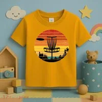 Vintage retro Frisbee Golf Toddler T-Shirt thumb 3