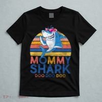 Vintage Retro Mommy Shark Doo T-Shirt thumb 5