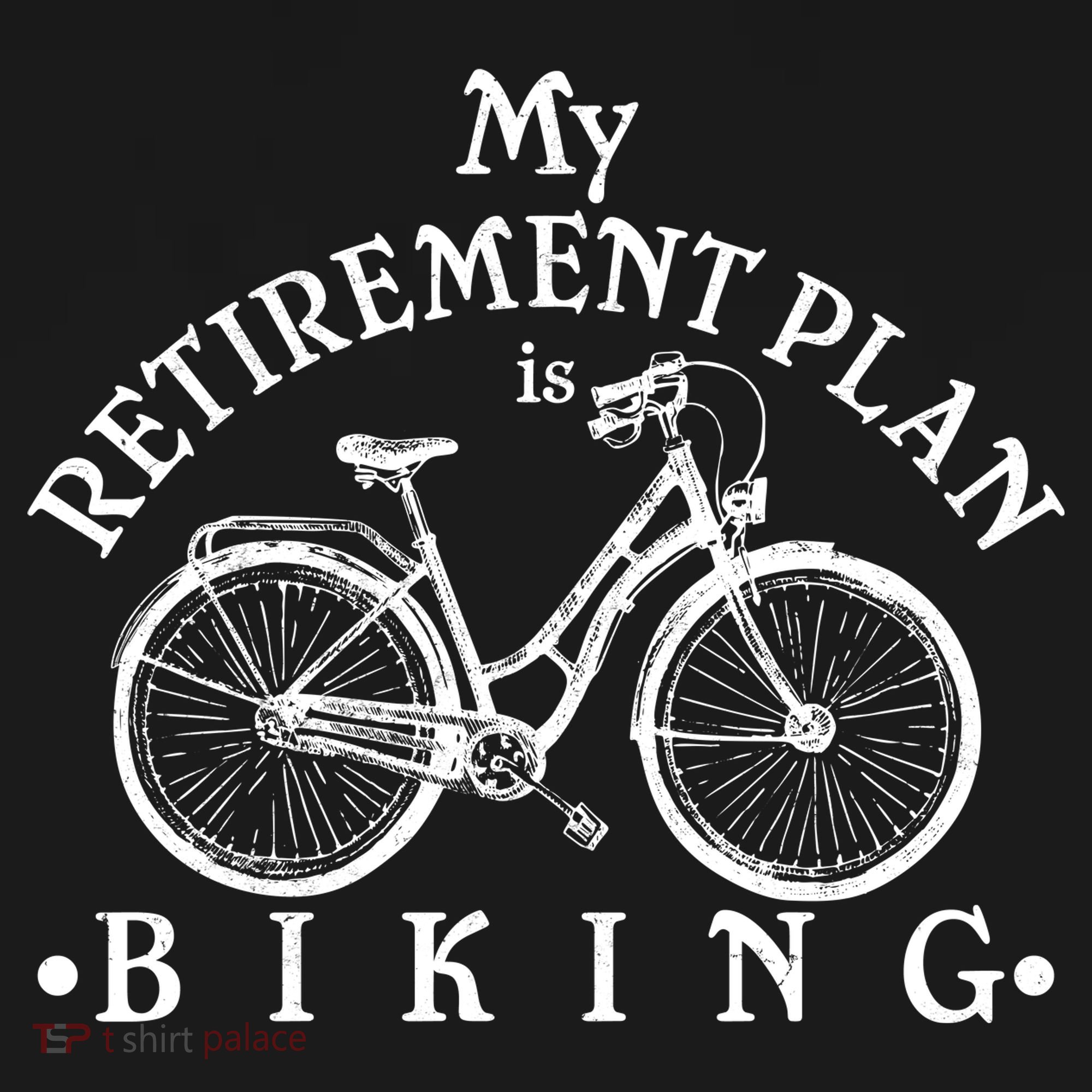 Vintage Retro My Retirement Plan Biking  Bucket Hat