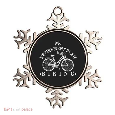 Vintage Retro My Retirement Plan Biking  Ornament