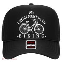 Vintage Retro My Retirement Plan Biking  Hat thumb 0