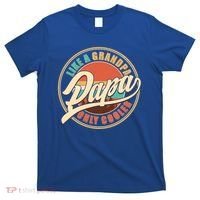 Vintage Retro Papa Like A Grandpa Only Cooler T-Shirt thumb 0