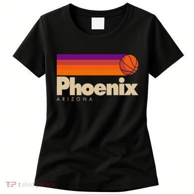 Vintage Retro Phoenix Arizona Basketball Logo Women's T-Shirt