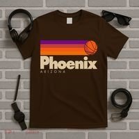 Vintage Retro Phoenix Arizona Basketball Logo T-Shirt thumb 5