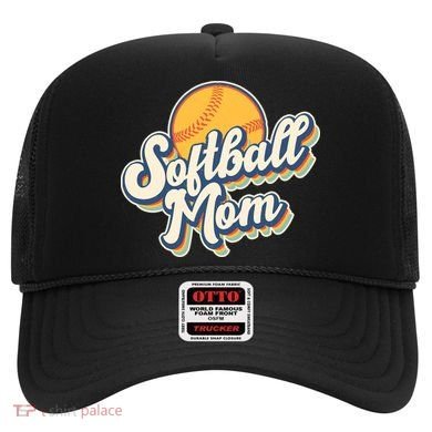 Vintage Retro Softball Mom Hat