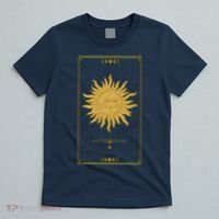Vintage Retro Sun and Moon Tarot Card T-Shirt thumb 5