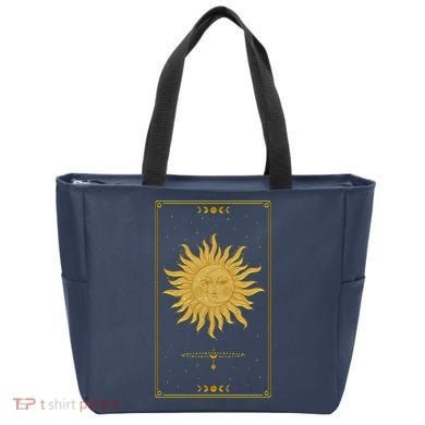 Vintage Retro Sun and Moon Tarot Card Bag