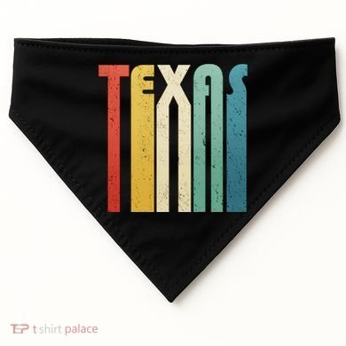 Vintage Retro Texas USA-Made Doggie Bandana