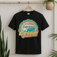 Vintage Retro VW Bus Keep Moving Forward Sunshine T-Shirt thumb 2