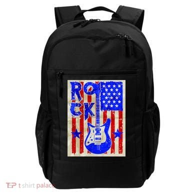 Vintage Rock Electric Guitar USA Backpack