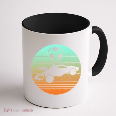 Vintage Rocket RC Soccer Car League Gamer Coffee Mug back