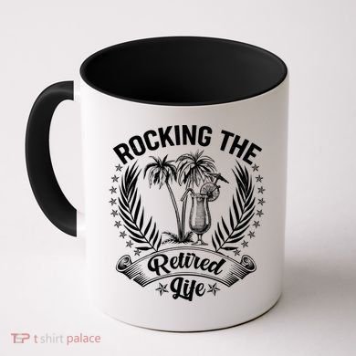 Vintage Rocking The Retired Life Coffee Mug
