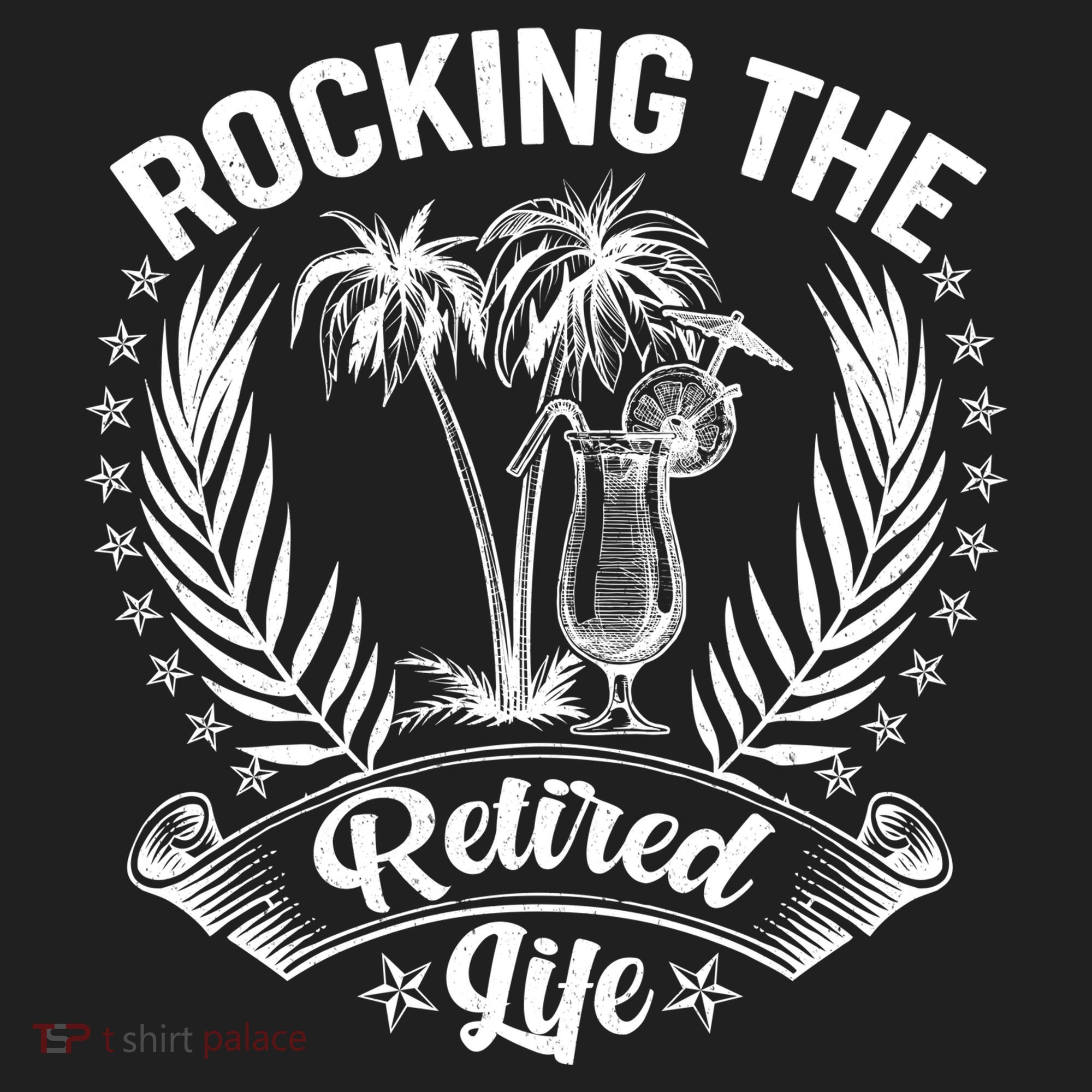 Vintage Rocking The Retired Life Beanie