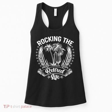 Vintage Rocking The Retired Life Women's Tank Top