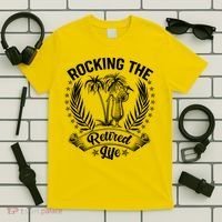 Vintage Rocking The Retired Life T-Shirt thumb 5