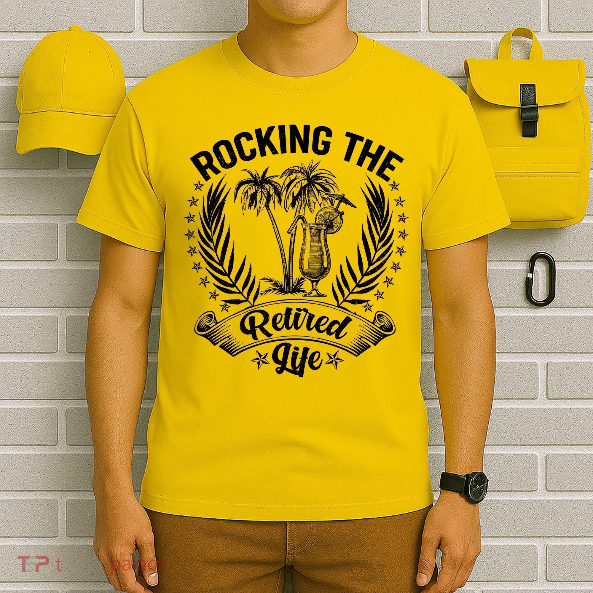 Vintage Rocking The Retired Life T-Shirt