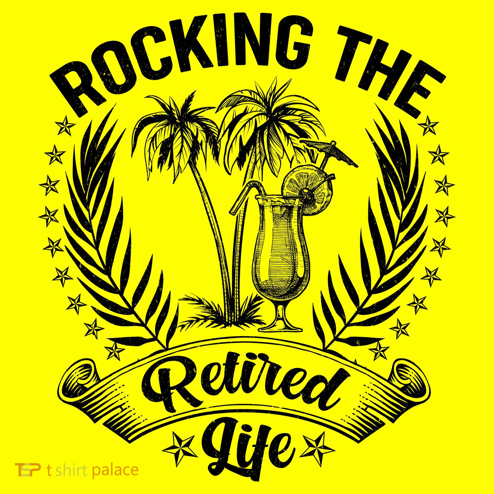 Vintage Rocking The Retired Life T-Shirt