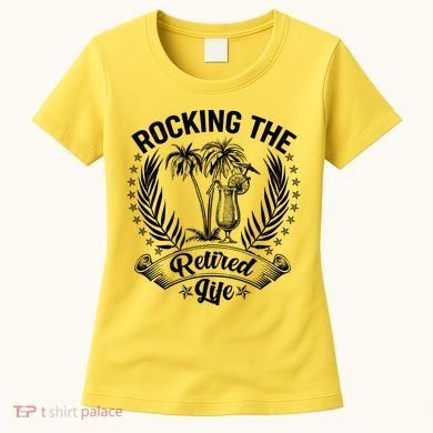 Vintage Rocking The Retired Life Women's T-Shirt