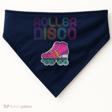 Vintage Roller Disco Skater USA-Made Doggie Bandana