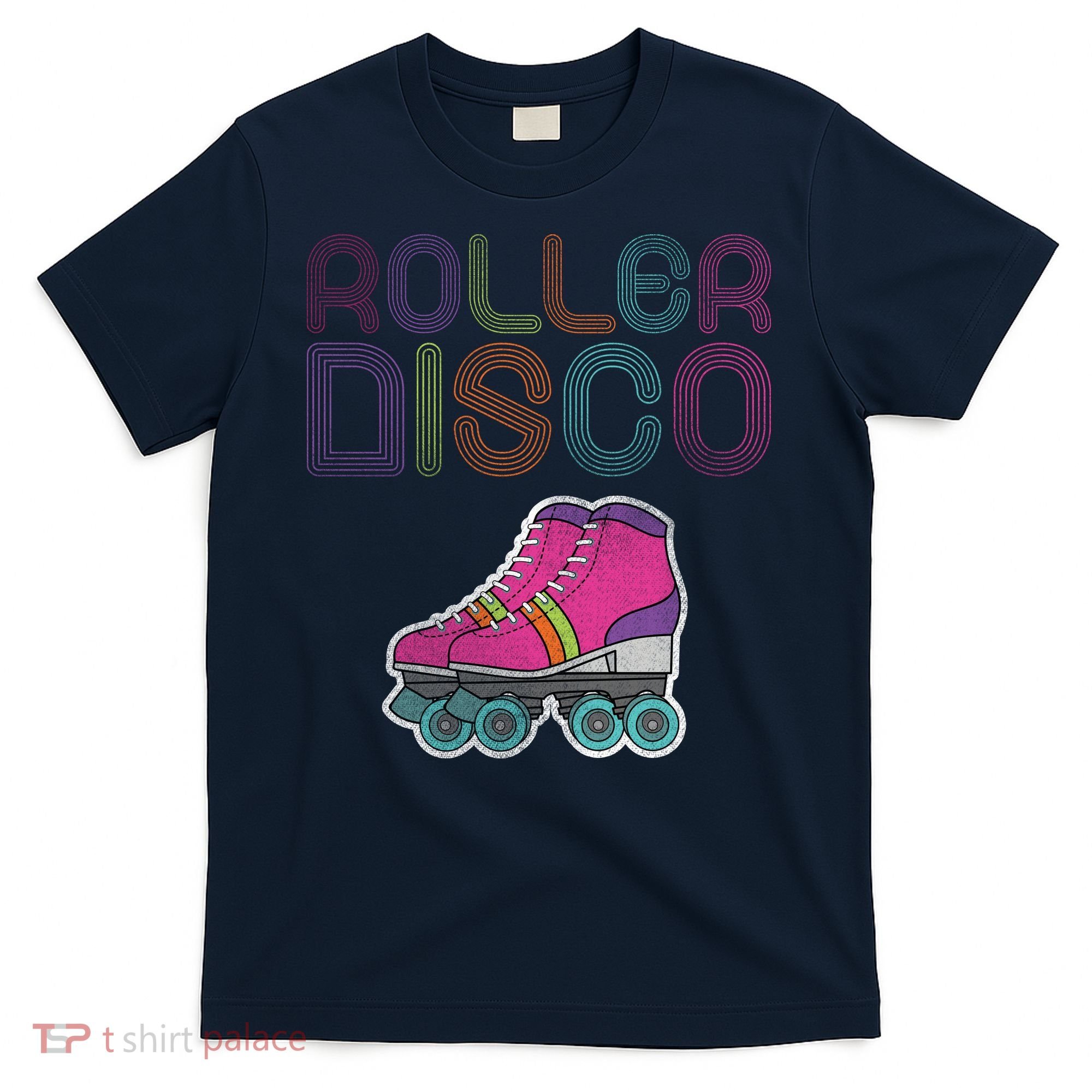 Vintage Roller Disco Skater T-Shirt